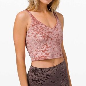 Lululemon Align Tank *Crushed Velvet
Soft Cranberry Special Edition SZ 6
